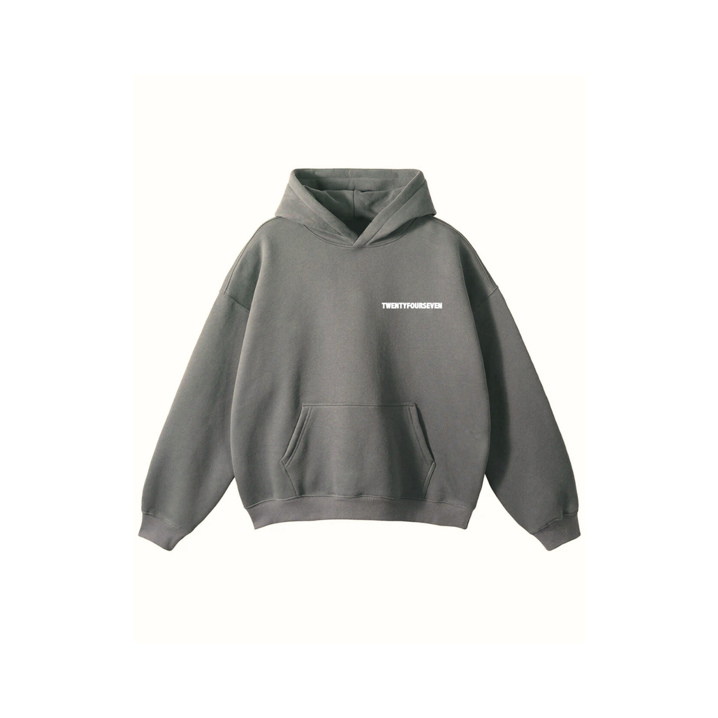 TWENTYFOURSEVEN BRITISH SPORTSWEAR HOODIE - GREY