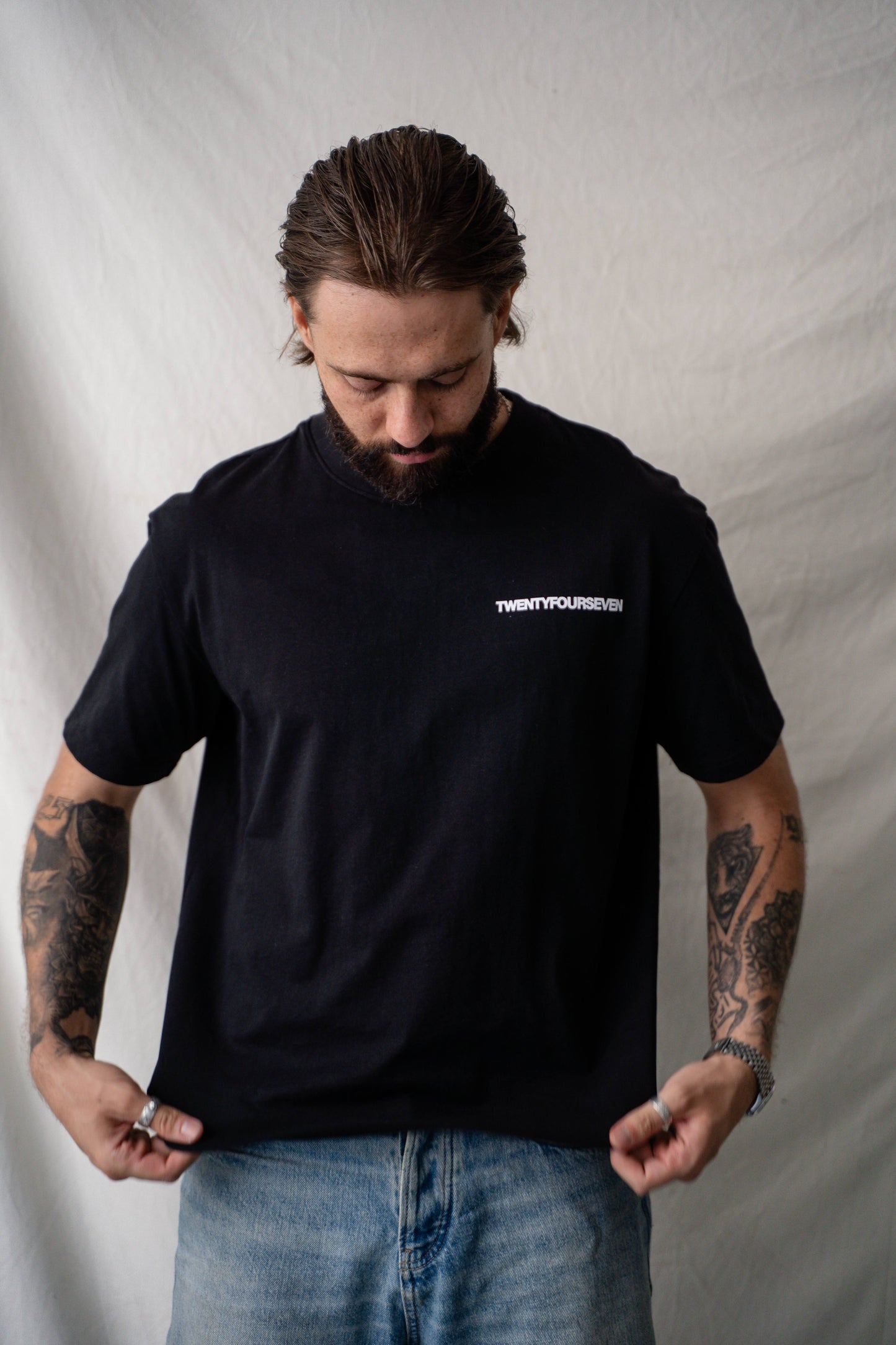 BRITISH SPORTSWEAR TEE - JET BLACK