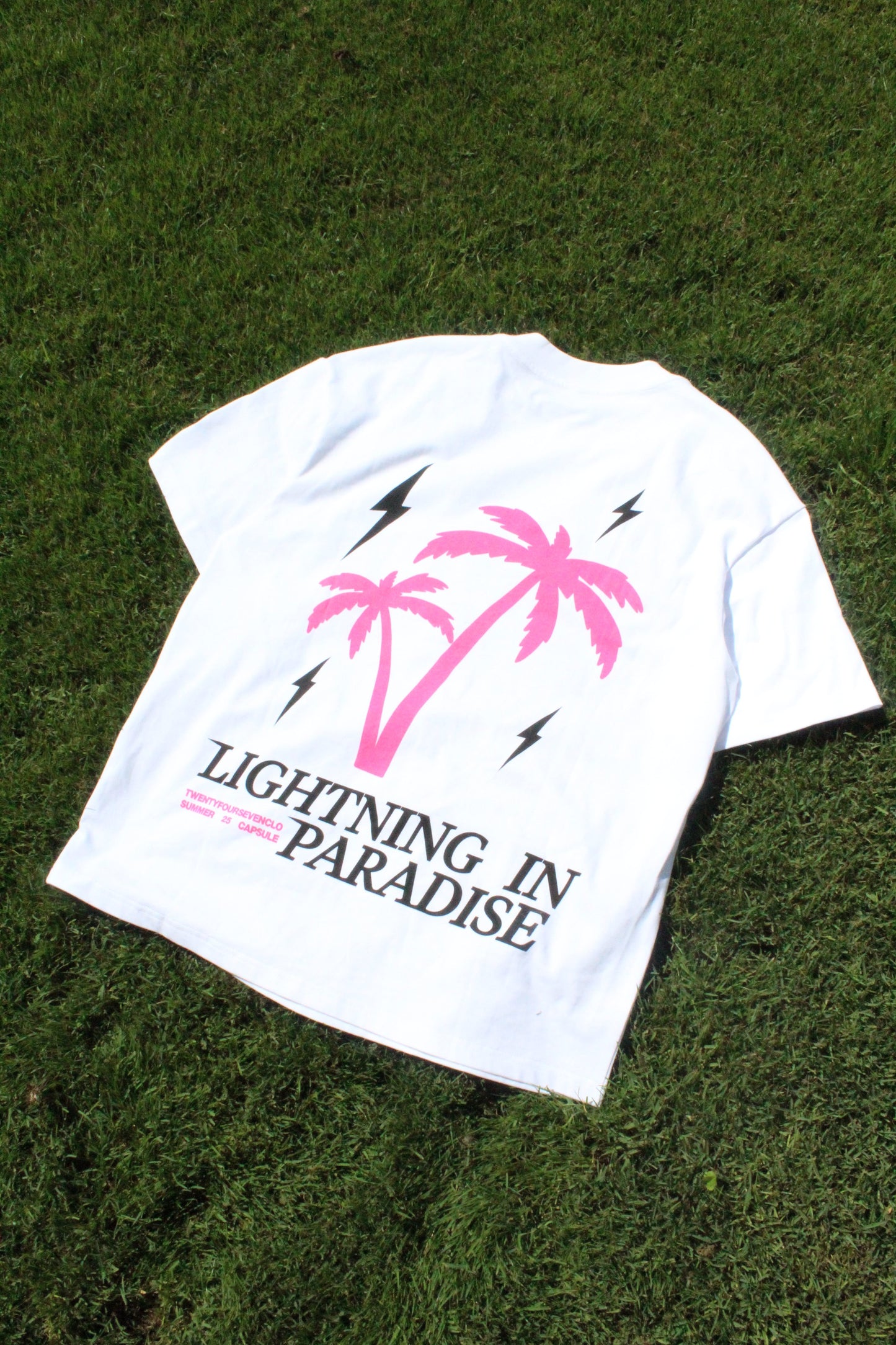TWENTYFOURSEVEN 'LIGHTNING IN PARADISE' T-SHIRT