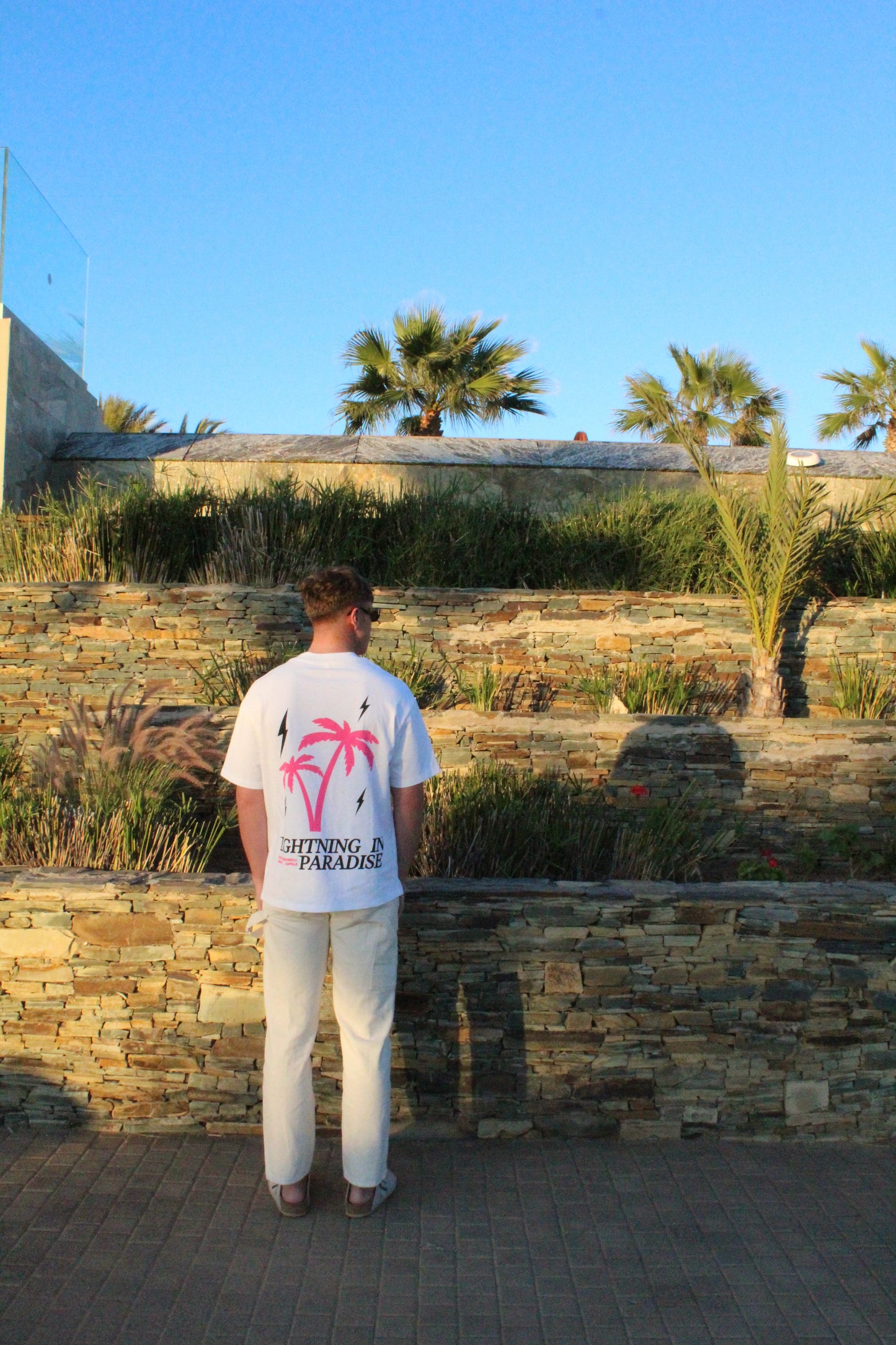 TWENTYFOURSEVEN 'LIGHTNING IN PARADISE' T-SHIRT