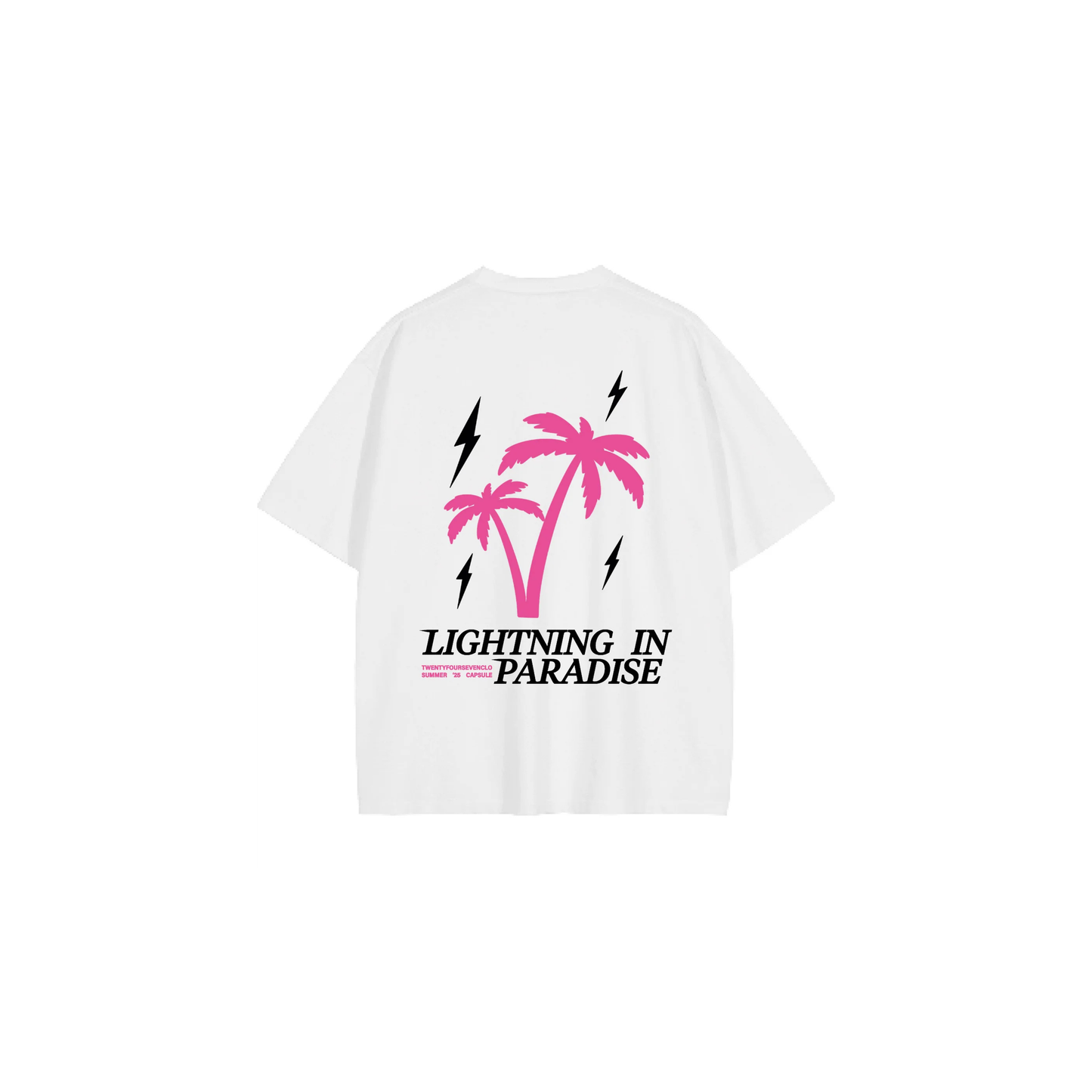 TWENTYFOURSEVEN 'LIGHTNING IN PARADISE' T-SHIRT